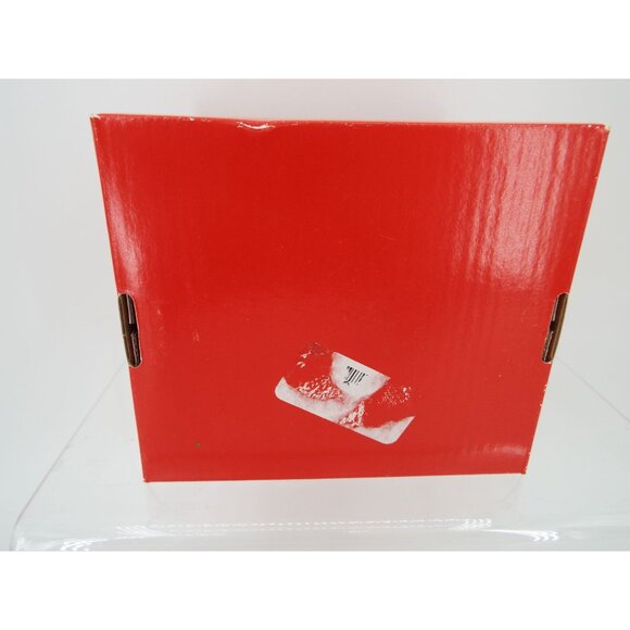 Vintage Poland Mouth Blown Hand Painted Silver Heart Ornament with Original Box - Picture 14 of 14